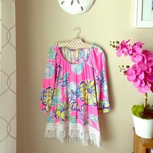 Lilly Pulitzer Alia Top: Swept By the Tides